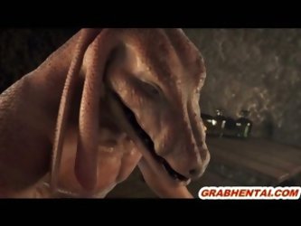 Caught 3d Hentai Girl In Chains Gets Dildoed By Monster