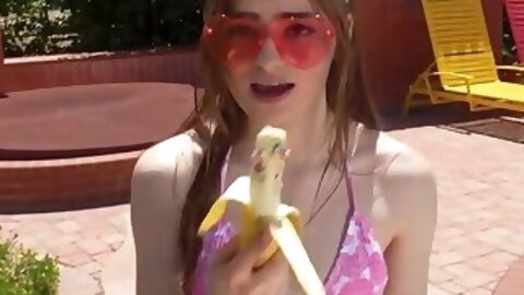 Gorgeous Teen Banged By Stepbro In Pool