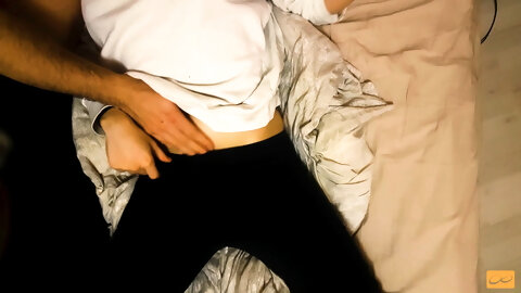 My Roommate Tries To Contain Herself But Fails And Cums Hard In 2 Minutes